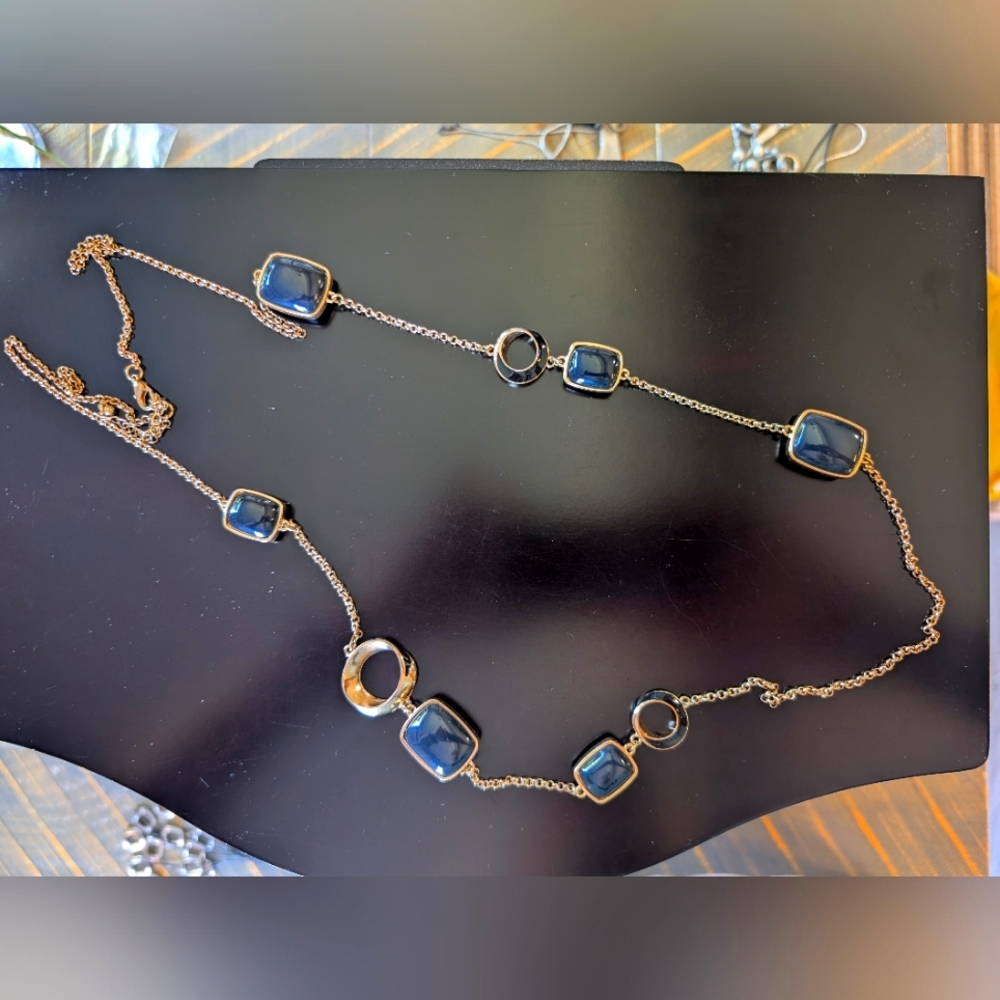 Elegant Gold and Black Fashion Necklace
